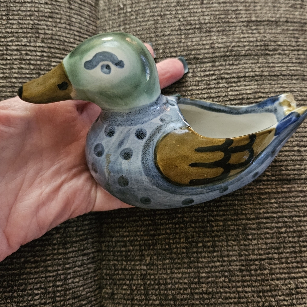 MA Hadley Duck Planter Ash Tray